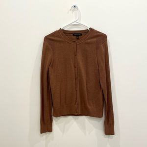 Banana Republic woman’s button down sweater brown size M